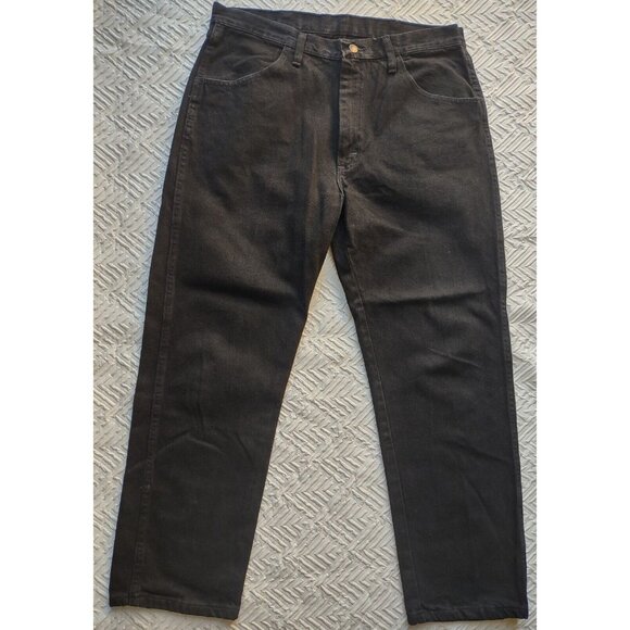Rustler Other - Rustler Denim Straight Jeans Men's 36x29 Black 4-Pocket 100% Cotton ~ Great!